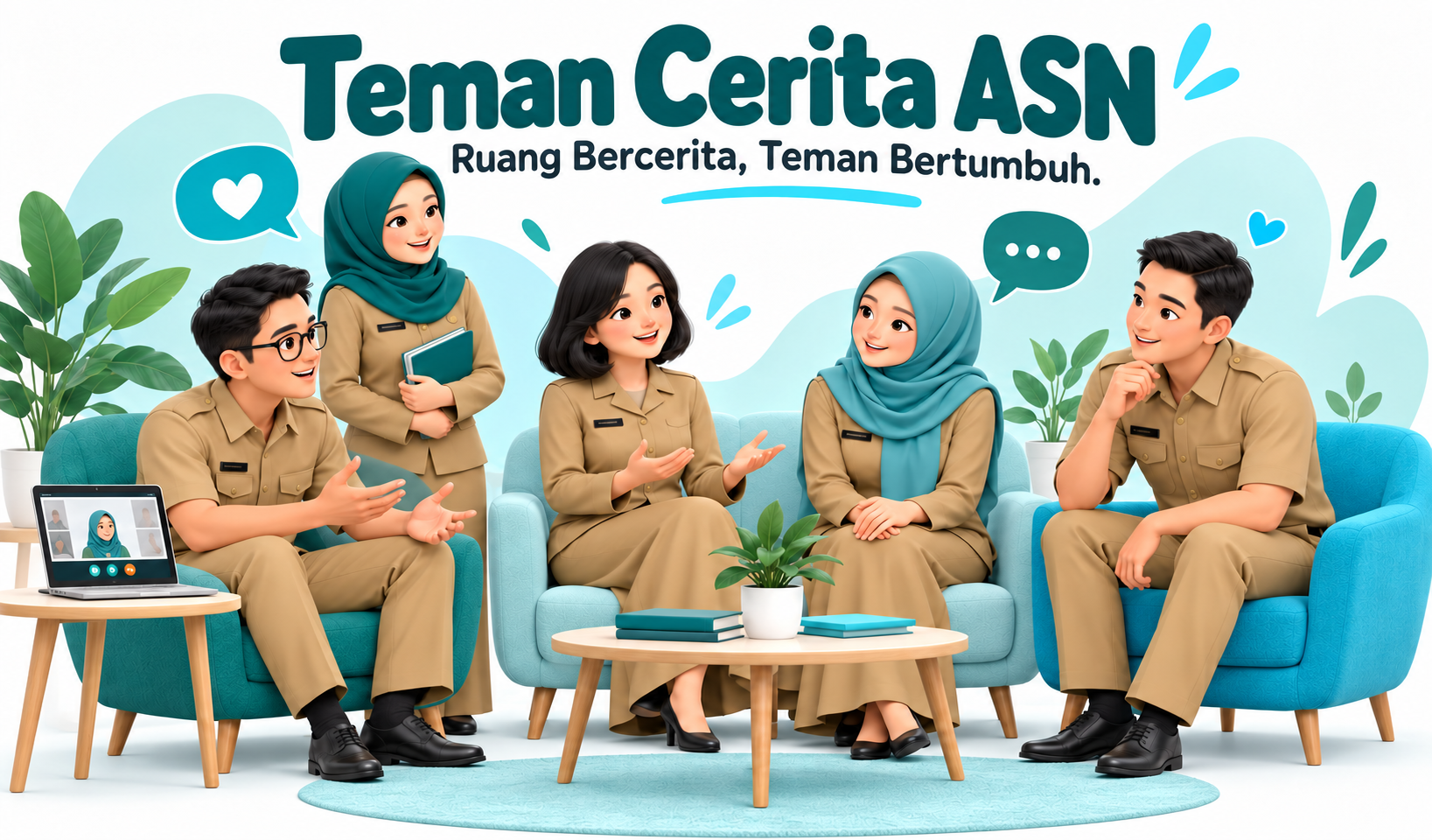Ilustrasi Teman Cerita ASN
