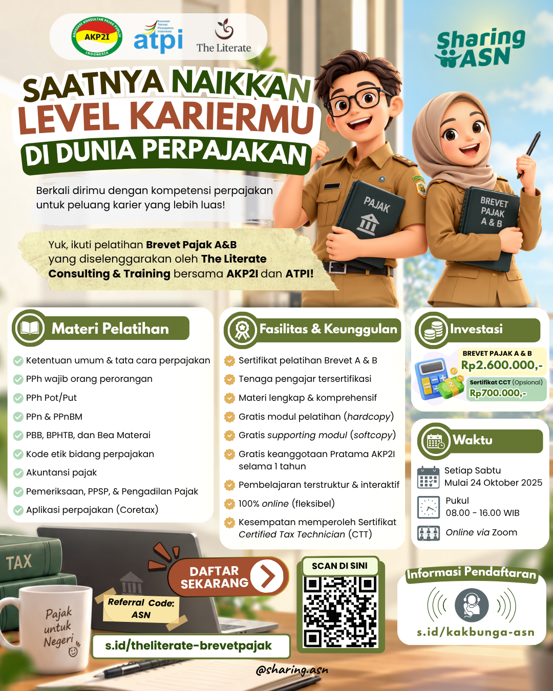 Poster Saatnya Naikkan Level Kariermu di Dunia Perpajakan